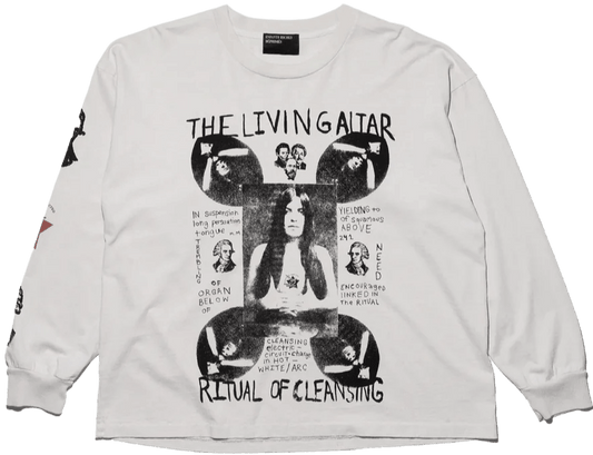 ENFANTS RICHES DÉPRIMÉS 'LIVING ALTAR' WHITE LONGSLEEVE TEE