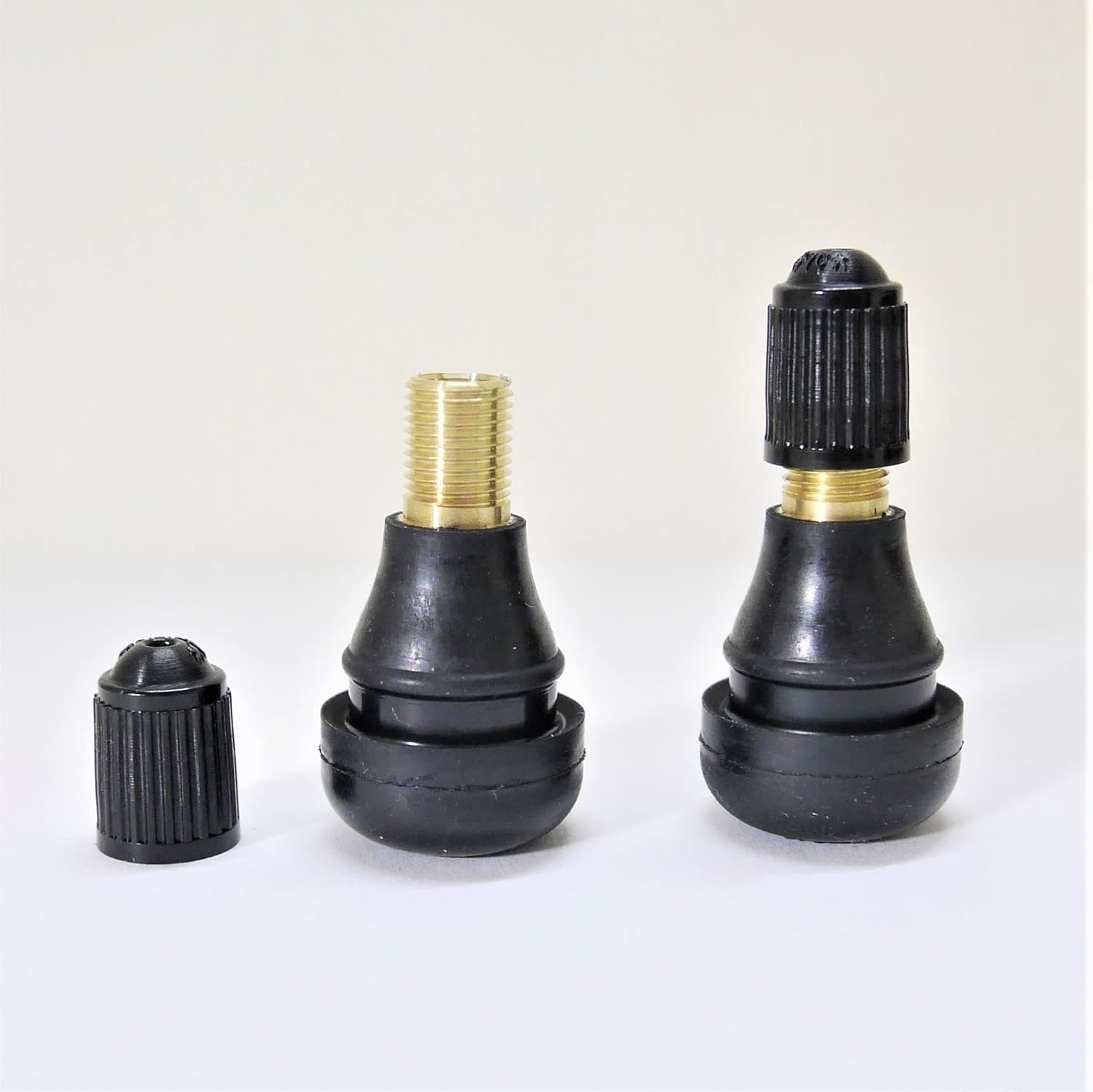 Taiheiyo Kogyo TR-412 CL for Motorcycles, Motorcycles, Scooters, Tubeless Valves, Set of 2, Reliable Made in Japan, Frre Shop Seisin, Black