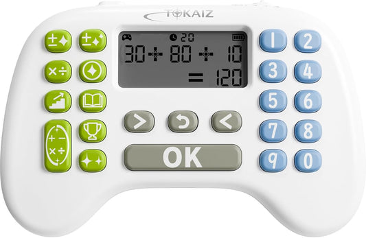 TOKAIZ Masepoke Anzan Drill Four Operations Calculator for Elementary School Students, Multiplication Tables, Mental Arithmetic Practice, Calculation Drill, Multiplication, Division, Addition