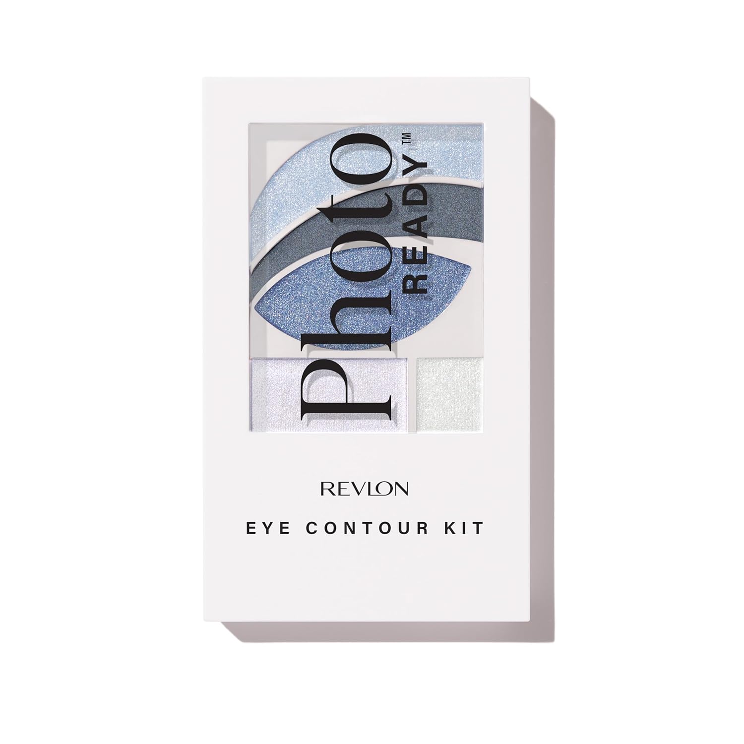 REVLON PhotoReady Eye Contour Kit Blue Eyeshadow Palette, Wet/Dry Shimmer, 5 Shades, Double-Ended Brush, PACKAGING MAY VARY, 525 Avant Garde, 0.1 oz