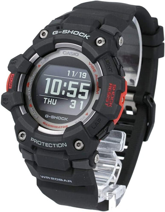 Casio G-Shock GBD-100 Men's Wristwatch, black/black/red, Classic