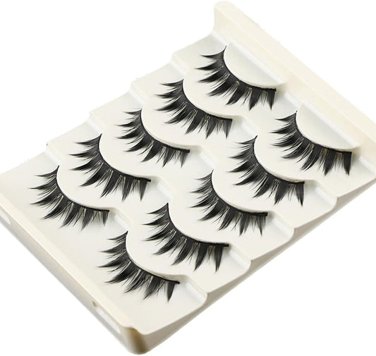 Fake Eyelash Hot Long Thick Beauty Makeup Fashion Natural for 5 Pairs/Set
