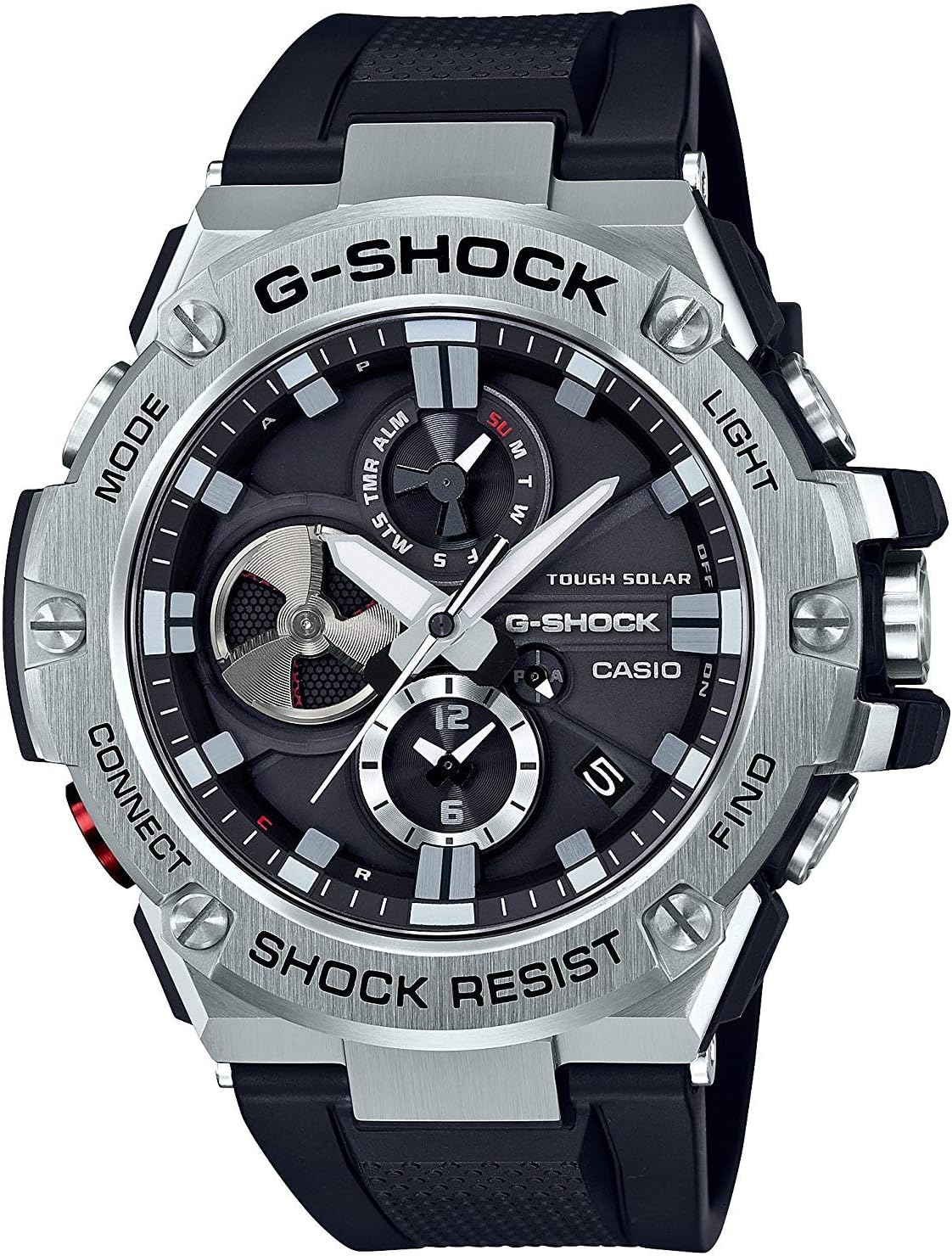 [カシオ]G-SHOCK G-ショック G-STEEL Gスチール スマートフォンリンクモデル GST-B100-1A 腕時計 メンズ [並行輸入品]