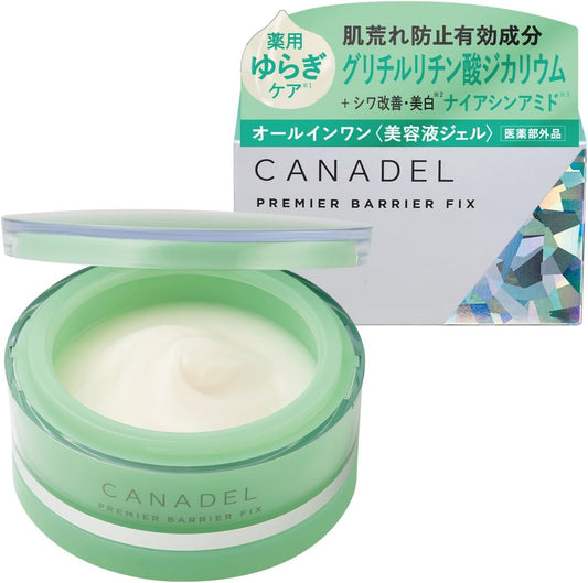 CANADEL Premier Barrier Fix All-in-One Serum, 2.0 oz (58 g), Wrinkle Improvement, Sensitive Skin, Roughness Skin, Niacinamide, Quasi-Drug