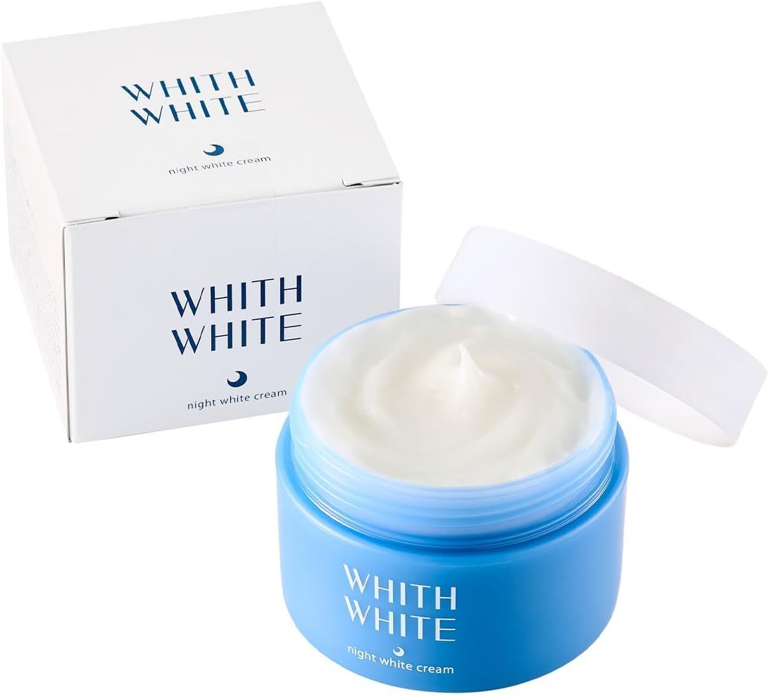 Fiswhite Tranexamic Acid Moisturizing Cream Face 1.8 oz (50 g) Whitening Skin Roughness Prevention, Quasi Drug, Night Care