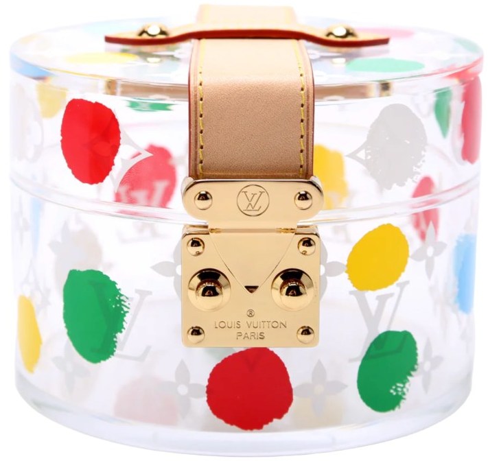LOUIS VUITTON X YAYOI KUSAMA 'PAINTED DOTS' SCOTT BOX + TWILLY SET