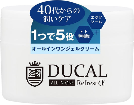 Rrfrestα DUCAL Men's Aging Care All-in-One Cream, 2.8 oz (80 g), Exosome, Human Stem Cell, Aftershaving, Made in Japan