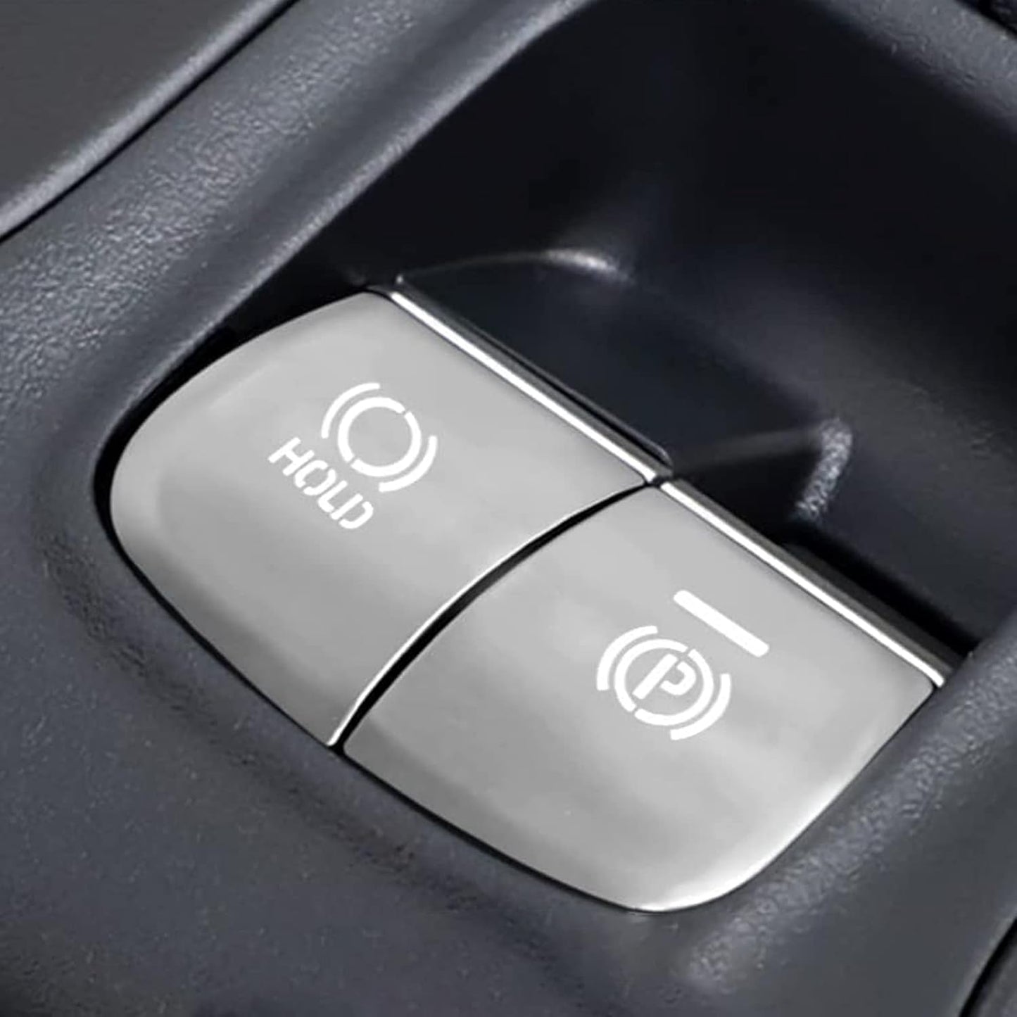 Handbrake Button Cover Trim BRAKE HOLD Aluminum Cover Compatible Toyota Corolla Cross 10 Series (September 2021 ~) Corolla Touring/Corolla 210 Series (October 2019 ~) Corolla Sport 210 Series