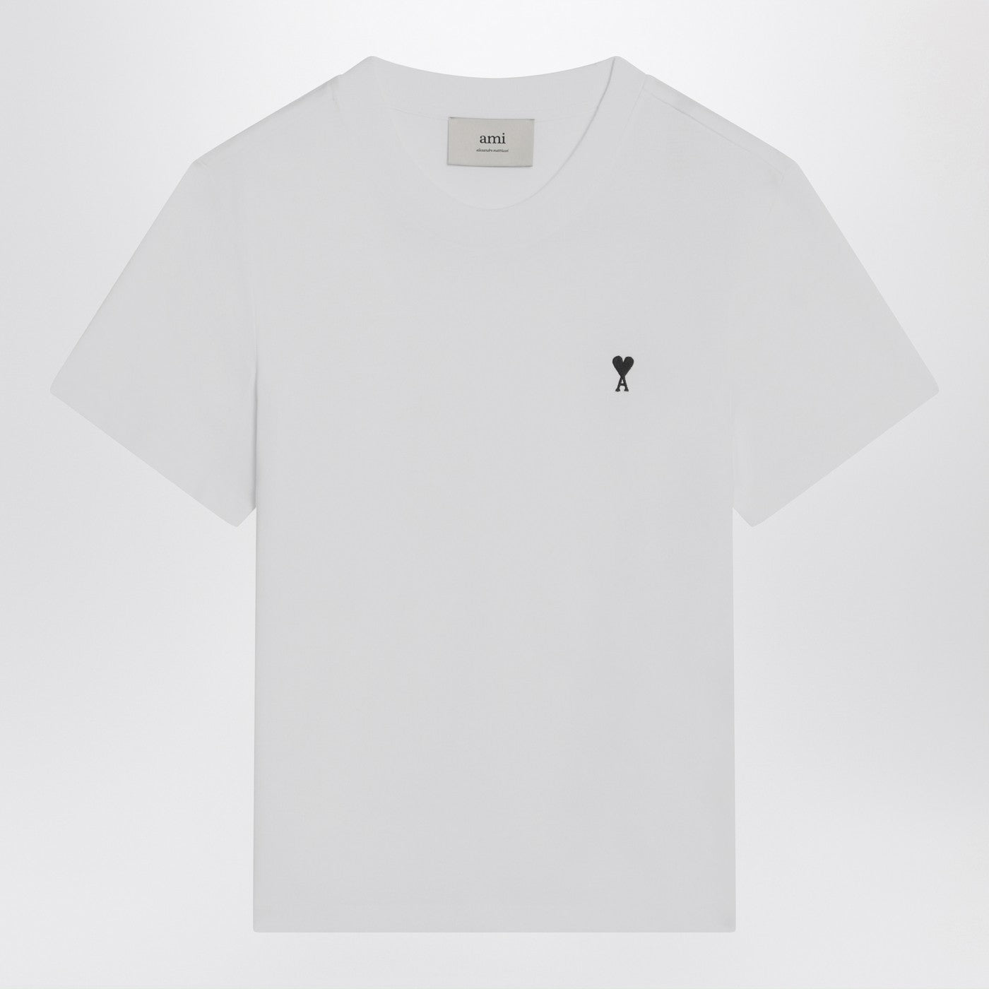 Ami Paris White Ami De Coeurtシャツ - Image 1