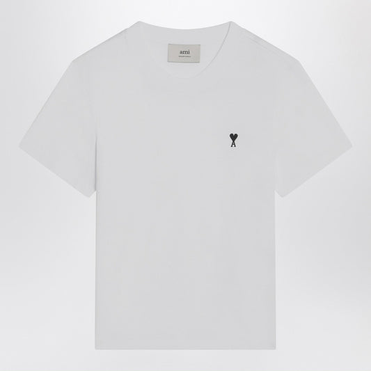 Ami Paris White Ami De Coeurtシャツ - Image 1
