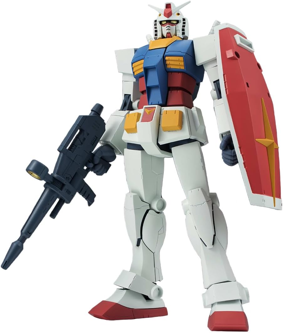 TAMASHII NATIONS Robot Spirits Mobile Suit Gundam RX-78-2 Gundam Version, A.N.I.M.E. (Resale Version), Approx. 4.9 inches (125 mm), PVC & ABS, Painted Action Figure