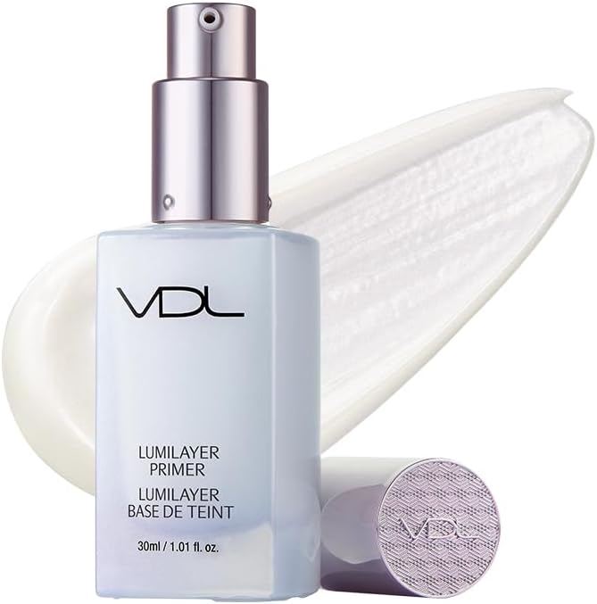 VDL Lumilayer Primer, 1.0 fl oz (30 ml), Primer, Makeup Base, Smooth Skin, Shiny Skin, Transparency, Smooth, Firm, Moist and Smooth