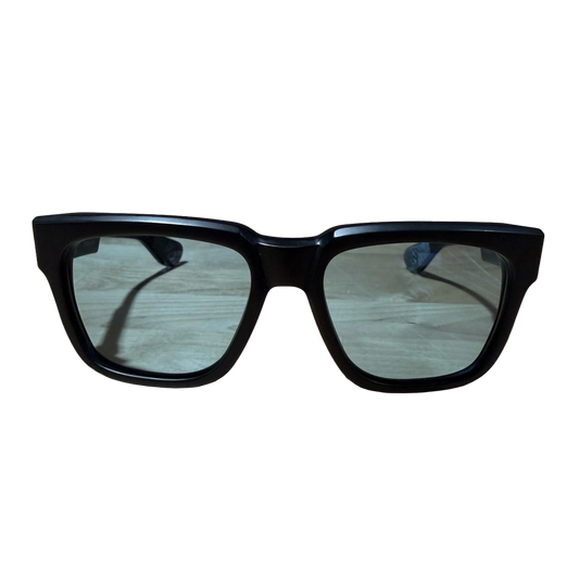 CHROME HEARTS 'BOX OFFICER' MATTE BLACK GLASSES