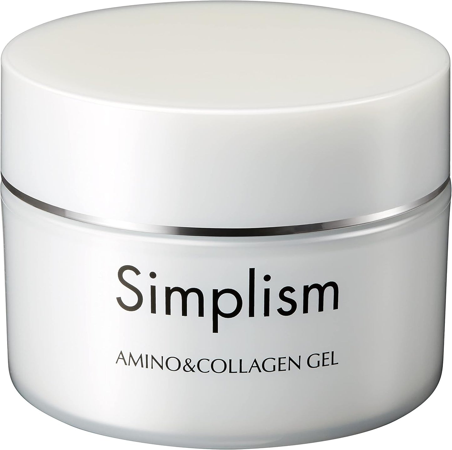 Simplism Z181161 Amino & Collagen Gel V Collagen Formulation, All-in-One Gel, Hyaluronic Acid, Hali, Elasticity, Beautiful, Moisturizing Gel, 3.5 oz (100 g), Made in Japan
