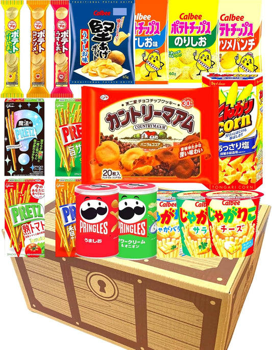 Assorted Snacks 12 Types 12 Pieces Insert Birthday Present Events Parties Exciting Eat Compare Candy Set Box