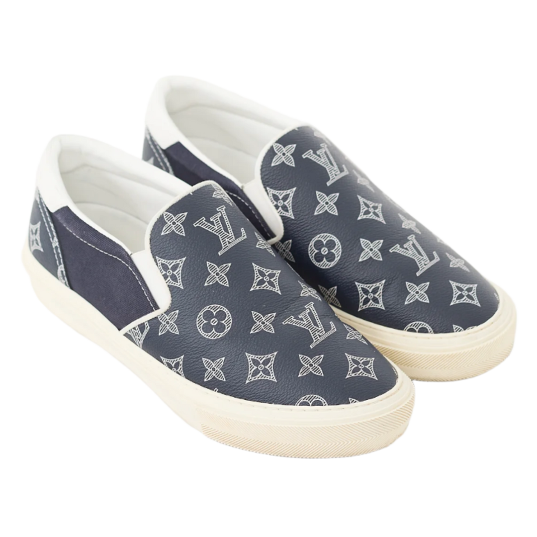 LOUIS VUITTON 'NAVY' TROCADERO MONOGRAM SNEAKER