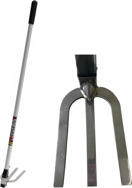 [Fixed handle and head, no hammering required] Easy Mark Ultra-lightweight Bichu Hoe Stainless Steel 1050mm Handle