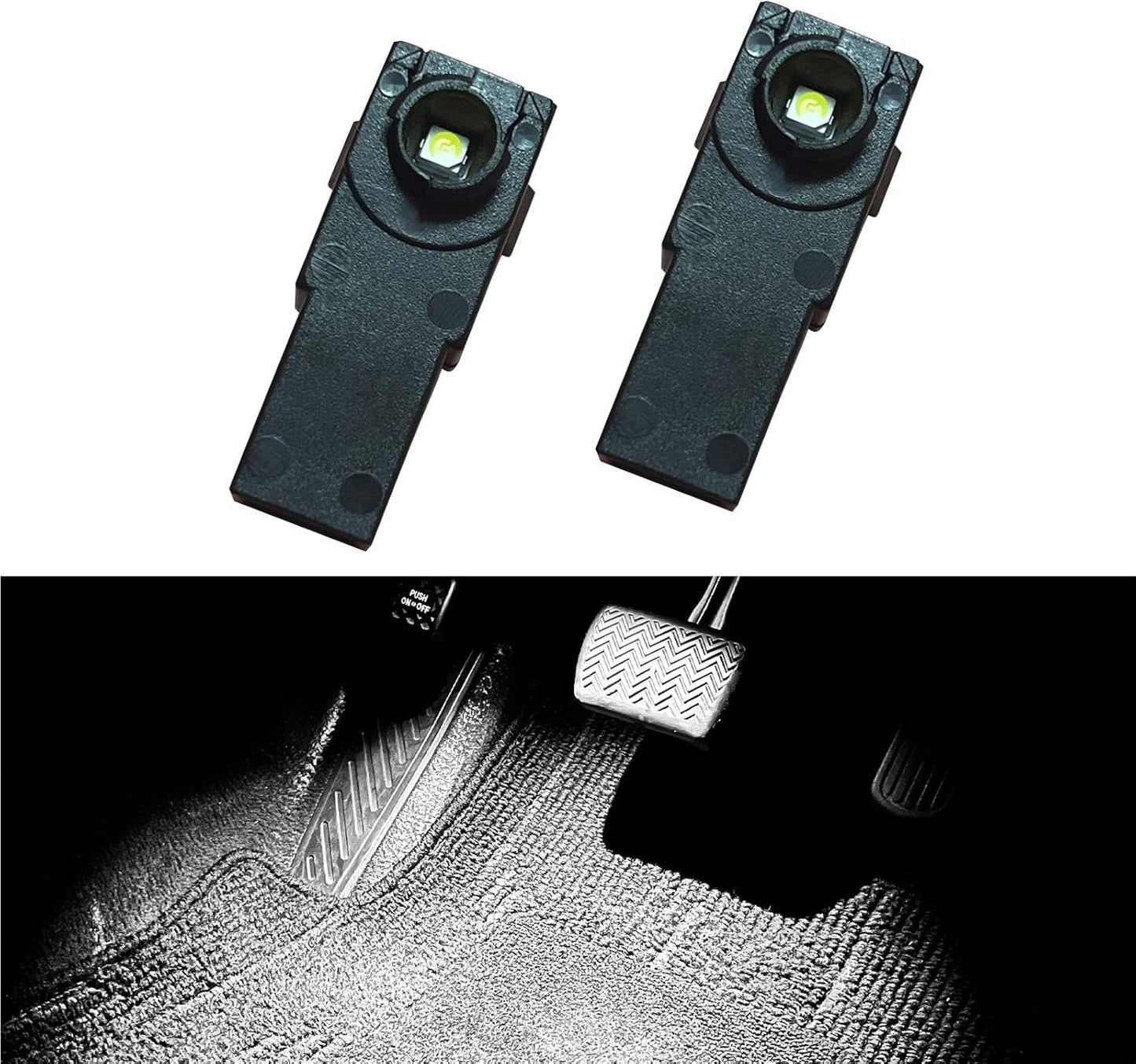 WeCar Toyota 60 Series Prius 60 Series January to Z G Grade Only Compatible LED Foot Lamp, Inner Lamp, Glove Box, Console, Car Light, Foot Light, Genuine Replacement, SMD-LED, 3 Chips, Illumination,