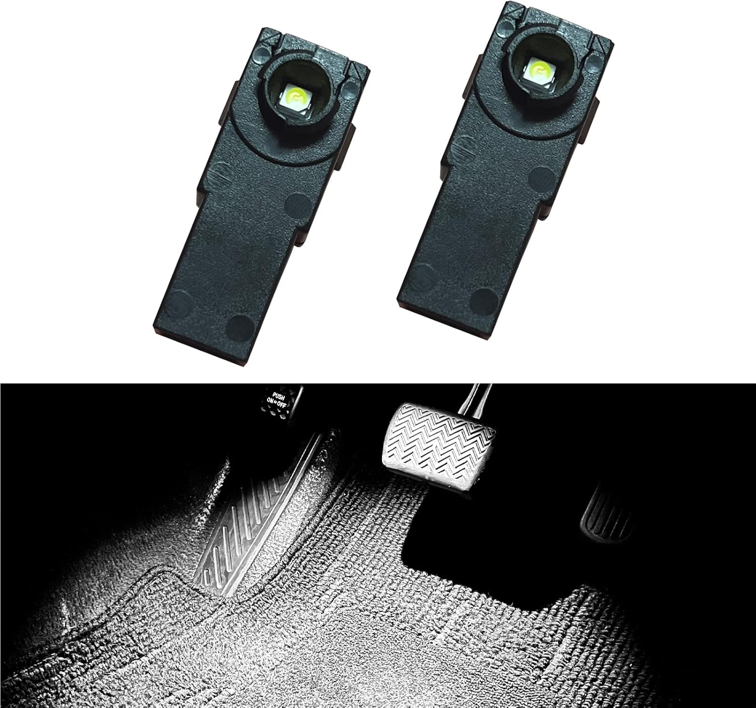 WeCar Toyota 60 Series Prius 60 Series January to Z G Grade Only Compatible LED Foot Lamp, Inner Lamp, Glove Box, Console, Car Light, Foot Light, Genuine Replacement, SMD-LED, 3 Chips, Illumination,
