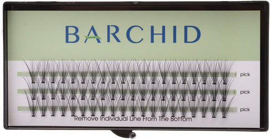 False Eyelashes, Natural False Eyelash Extensions, For Flare Self, Thickness 0.003 inch (0.07 mm), 10 Bundles, 0.5 inches (12 mm), C Curl