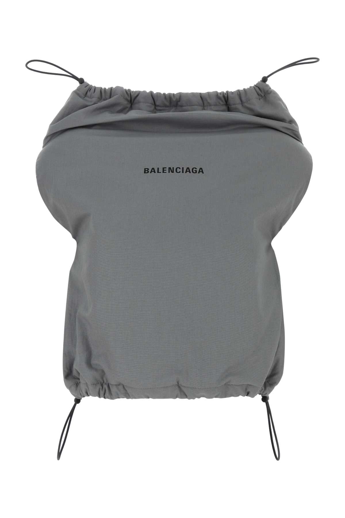 Balenciaga バレンシアガグレーコットンシューズバッグトップ - Image 1