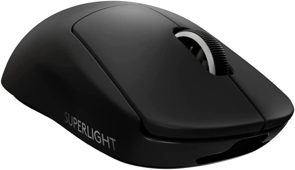 Logicool G-PPD-003WL-BK Wireless Gaming Mouse, G-PPD-003WL-BK, Lightweight, Less than 2.2 oz (63 g), LightSPEED HERO, 25K Sensor, POWERPLAY Wireless, Charging, Compatible Gaming Mouse, Black, PC