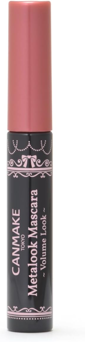 CANMAKE METAL LOOK MASCARA ~ VOLUME LOOK ~ V01 Black 4.0g Mascara Metal Comb Lashes Bunch Lashes Volume Type Curl Up Curl Keep