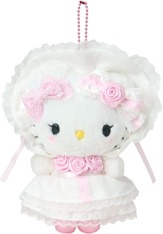 Sanrio 009997 Hello Kitty Mascot Holder (White Frill), For Ages 6 and Up