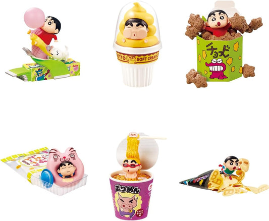 Reement Crayon Shin-chan Gorotto Satisfying Figure ~ Tsuyu Party Zo~ 1 Box Approx. H 5.1 x W 2.8 x D 2.8 inches (130 x 70 x 70 mm), Made of PVC, ABS, PET