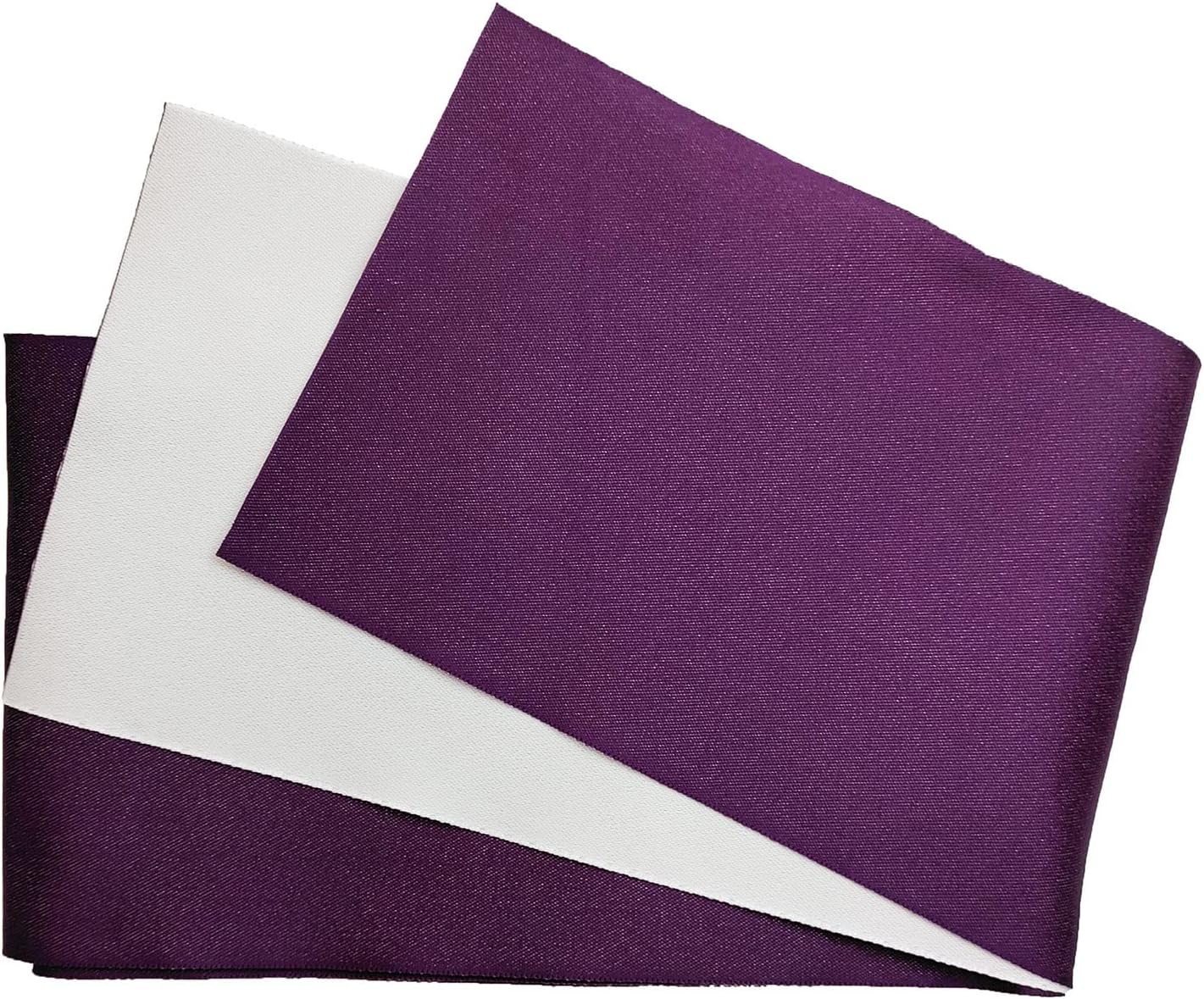 Kyotamayura Women's Yukata Belt, Half-width Obi, Hakama Lower Belt, Reversible, Solid, Single-Sided