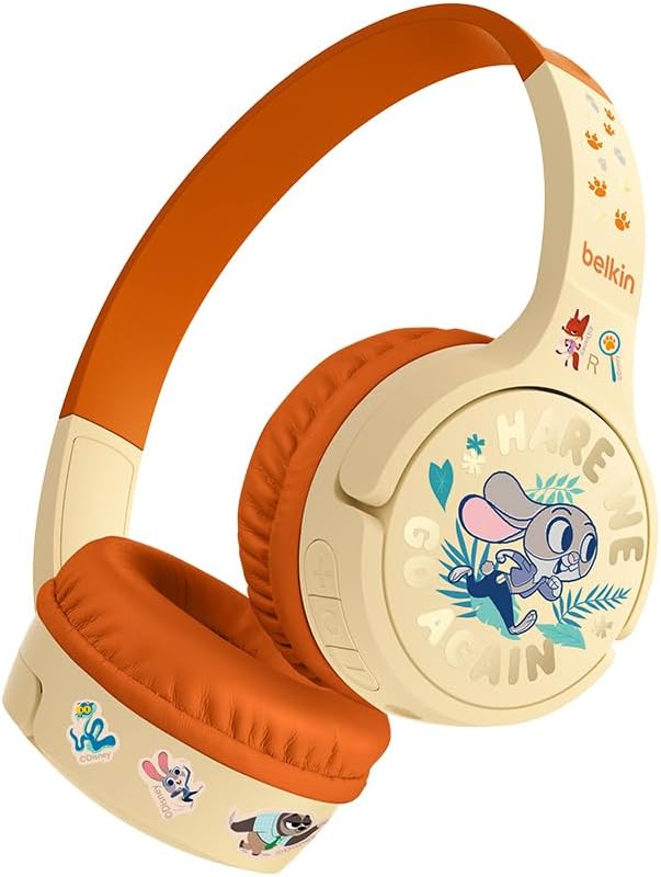 Belkin SOUNDFORM KIDS HEADPHONES,DY,ORG,ZOOTOPIA