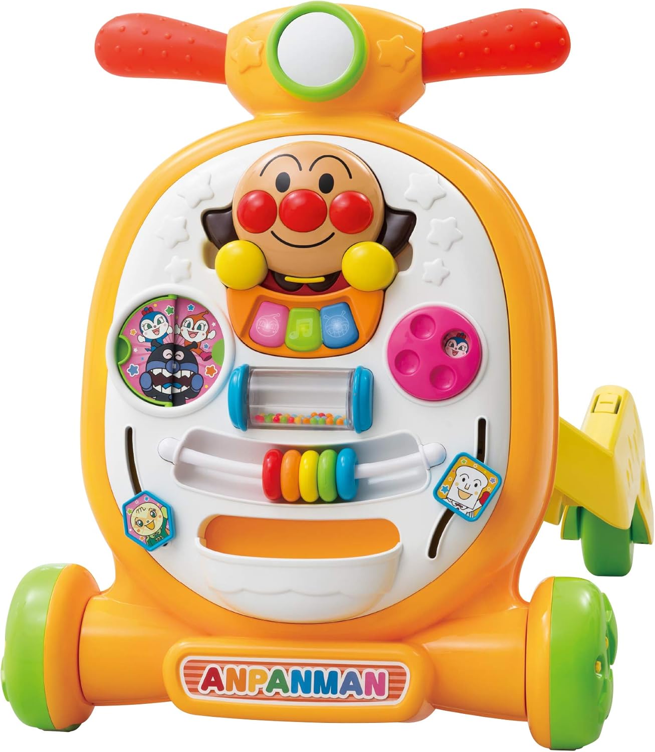 AGATSUMA Anpanman Ride On! Push & Pull! Transforming Walker W16.9 x H18.9 x D21.3 inches (430 x 480 x 540 mm)