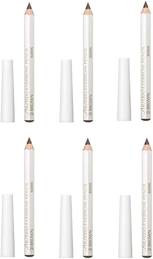 Shiseido Eyebrow Ink Pencil, Brown, Set of 6
