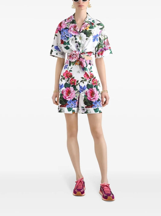 Dolce  Gabbana ドルチェ＆ガッバーナフローラルショーツ - Image 1