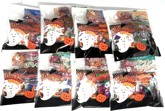 Halloween Sweets, Assorted, 4 Types, 8 Pieces, Gift, Assorted, Marshmallow Pineapple Candy, Bellflower Candy, Commercial Use, Divided Shares, Large Capacity, Commercial Use, Candy, Events, Adults