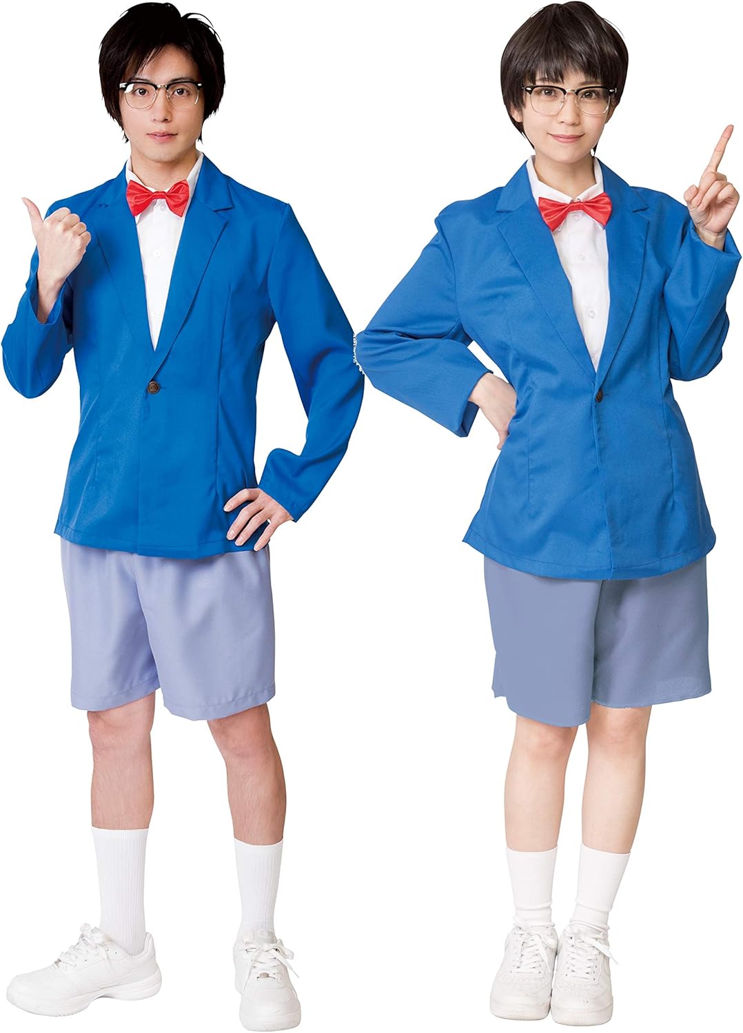Clearstone (クリアストーン) Nari Chara Research Club Cosplay, Halloween, Obotchan Elementary School Student, Unisex, Blue