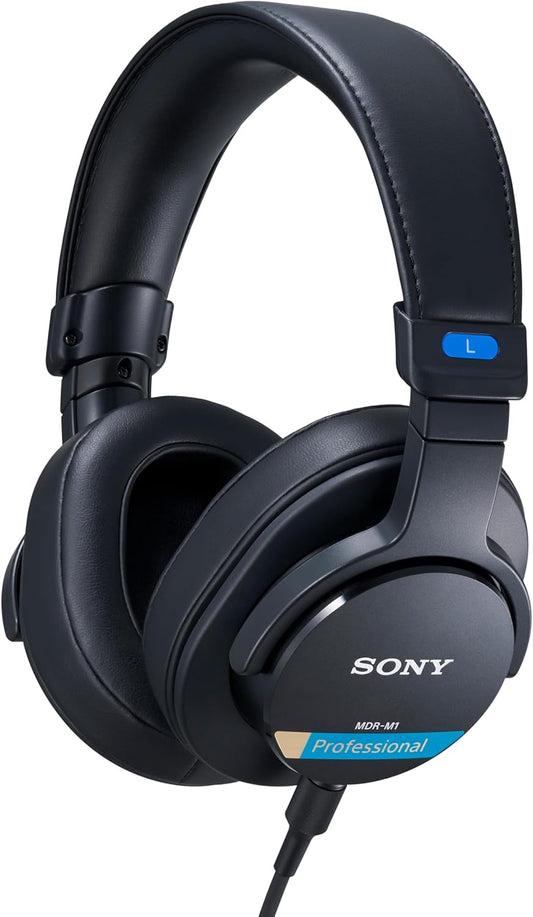 Sony MDR-M1 Q Monitor Headphones, Pro/Creator, Black, MDR-M1 Q