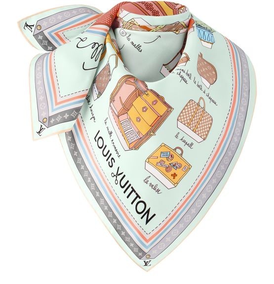 LOUIS VUITTON Asnieres Paper House Square 90 - Image 1