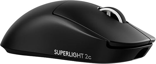 Logicool G-PPD-004WLCO-BK G 8,000 Hz Polling Rate PRO X SUPERLIGHT 2C Compact Wireless Gaming Mouse, Lightweight, 1.8 oz (51 g), LightForce Hybrid Switch, LIGHTSPEED HERO2 Sensor, USB Type-C Charging