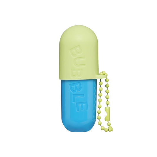 Bubble Skincare Mint Message Tell All - Bálsamo labial hidratante con dije de llavero, bálsamo labial antiadherente e hidratante para labios secos, vegano y libre de crueldad (0.17 fl oz)