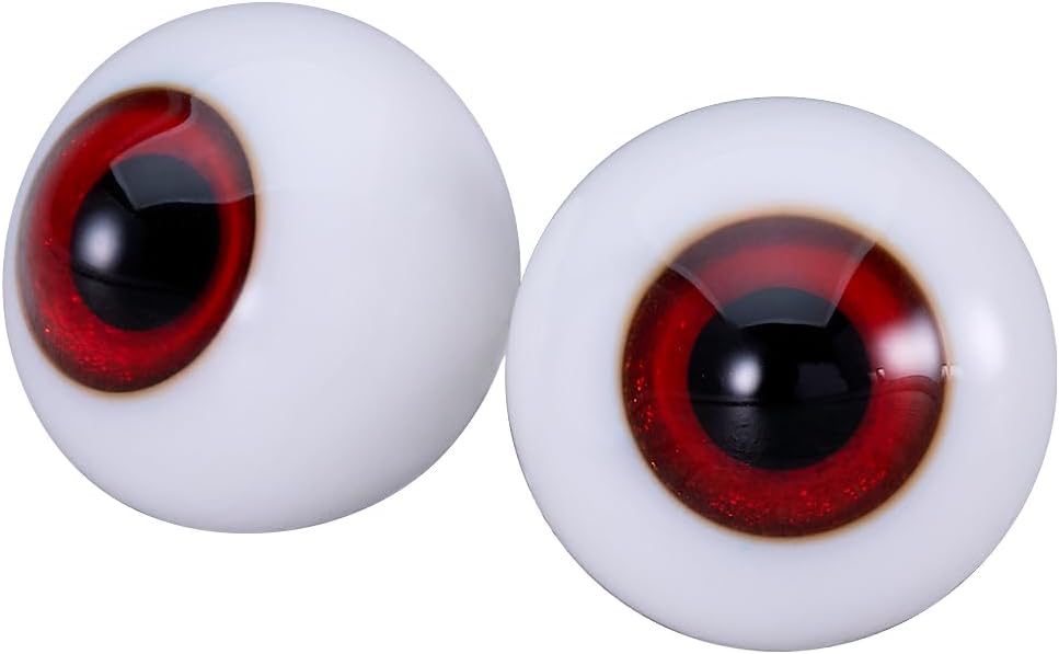 Harmonia bloom Glass Eye Series Winter "Cold Red"