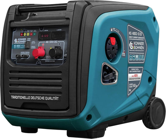 Konner&Sohnen ドイツDCジェネレーター 48-54Vバッテリー搭載システム用 | 70A 低燃費技術 COセンサー 自動&外部モード 直接接続 KS 48DC-S CO