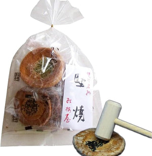 Mie Prefecture Katayaki Crackers 7-Piece Wooden Mallet Bag Iga Hard-Baked Crackers Kachikachi Crackers Japan's Hardest Cracker Ninja Emergency Ration Souvenir