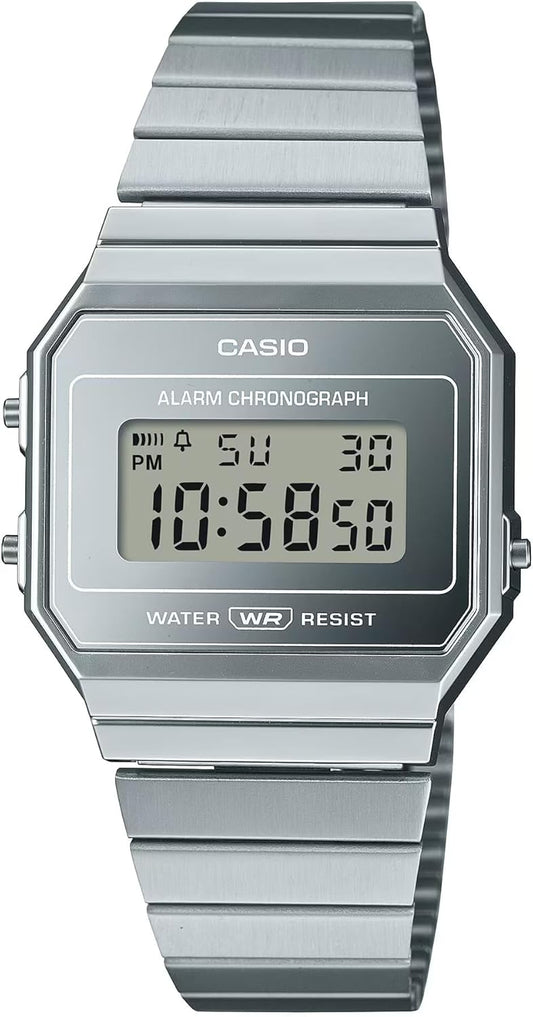 Casio A700WEV-7A Digital Watch, black, Watch