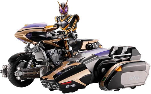 S.H. Figuarts Kamen Rider 555 Side Basher, Total Length: Approx. 8.3 inches (210 mm), PC & PV & Diecast, Painted Action Figure