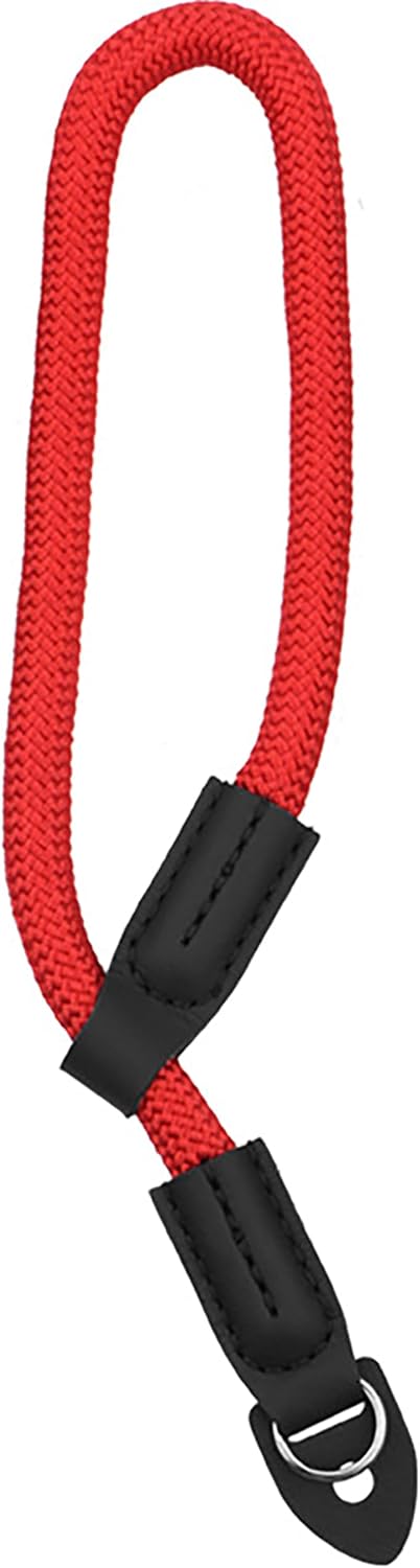TRIPLE RIVER・COOLPIX P1100 ハンド紐 ストラップ ポリエステル リスト紐 ストラップ 落下防止 グリップ紐 ストラップ nikon互換品 ニコン クールピクス P1100 レフ 一眼レフカメラ(レッド)