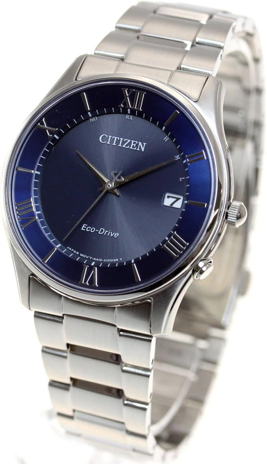 Citizen Collection Eco-Drive AS1060-54L Radio-Controlled Wristwatch, Pull-Adjust, Men’s