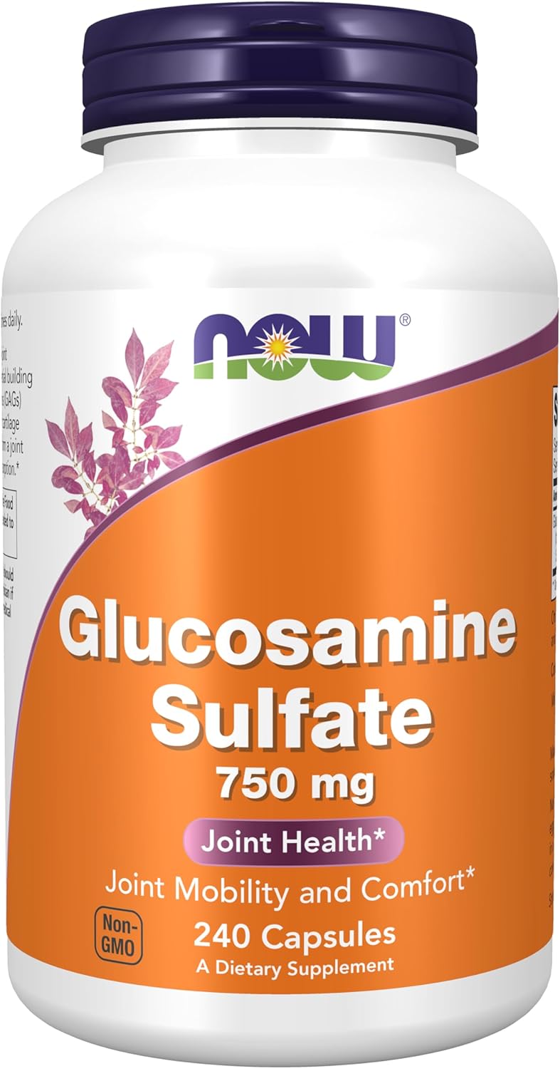 NaFoods Glucosamine Sulfate (25.4 fl oz (750 mg), 240 Capsules