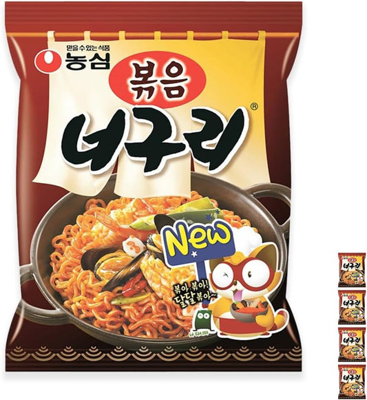 [0172] Nongshim Pokkum Noguri Ramen (Fried Noodles / 4.5 oz (137 g) Pack of 4 Made in Korea