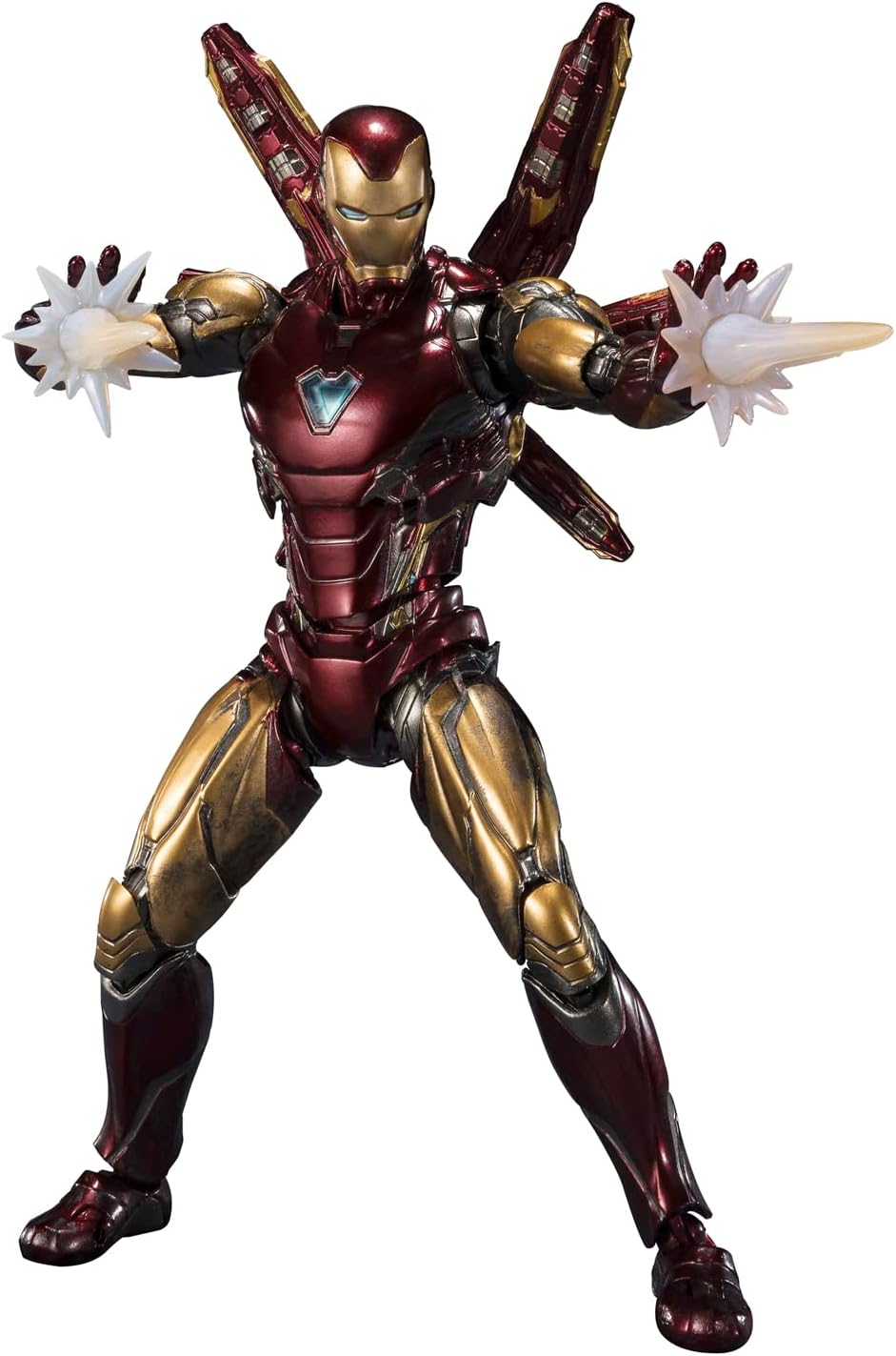 BANDAI SPIRITS S.H. Figuarts Avengers End Game Iron Man Mark 85 - FIVE YEARS LATER ~ 2023 EDITION - (THE INFINITY SAGA) Approx. 6.3 inches (160 mm), PVC & ABS, Pre-painted Action Figure
